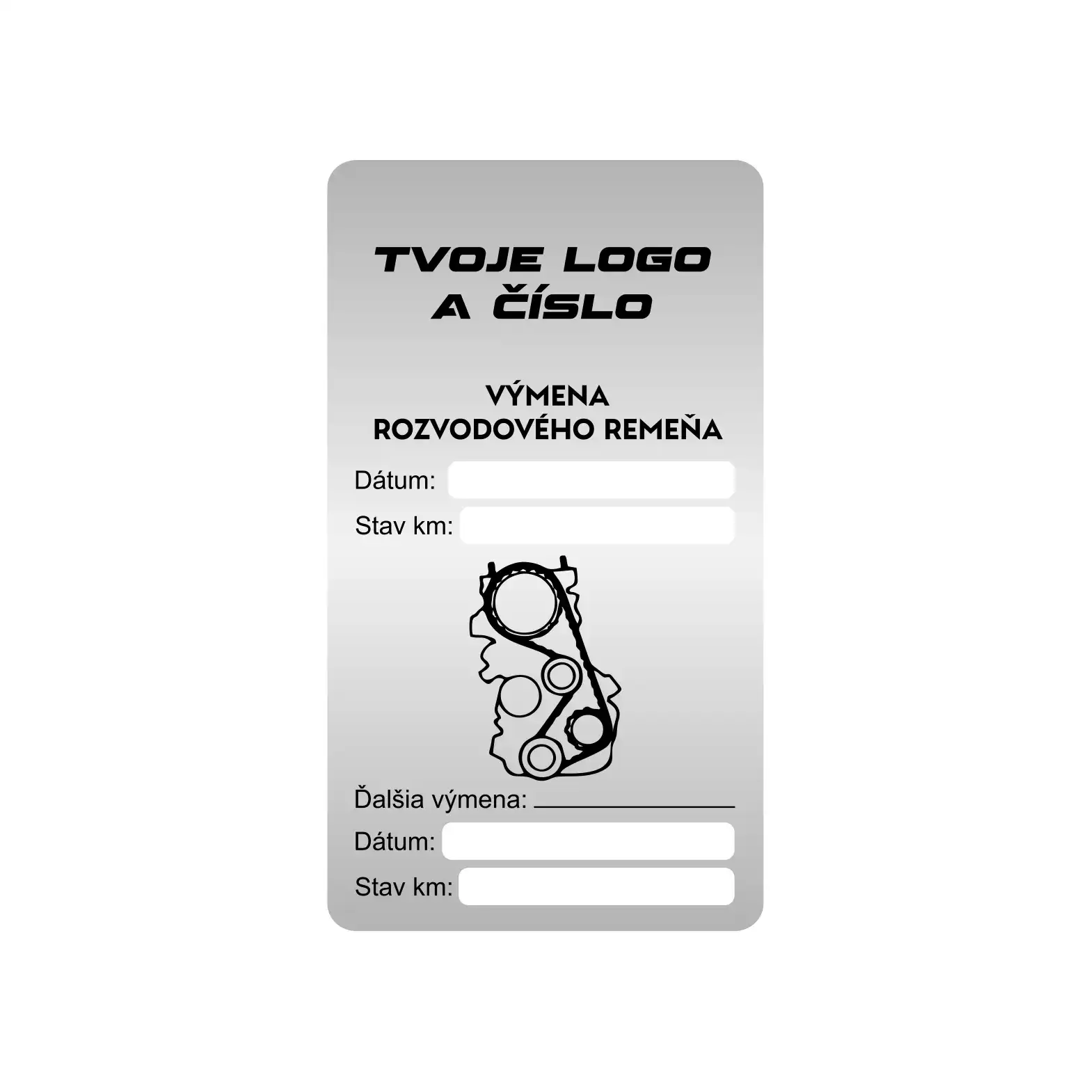 Rozvodový remeň 1
