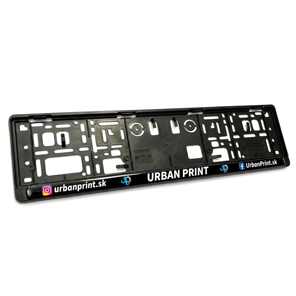 Custom živicová samolepka pod ŠPZ